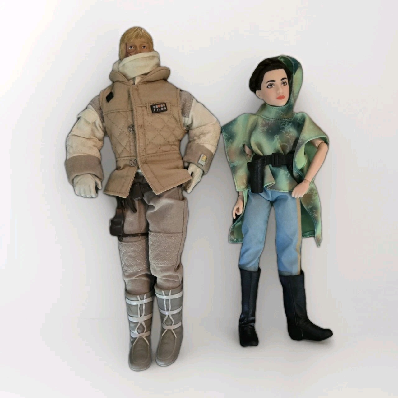 1996 Hasbro STAR WARS Hoth Scar Luke Skywalker And Forces Of Destiny LEIA
