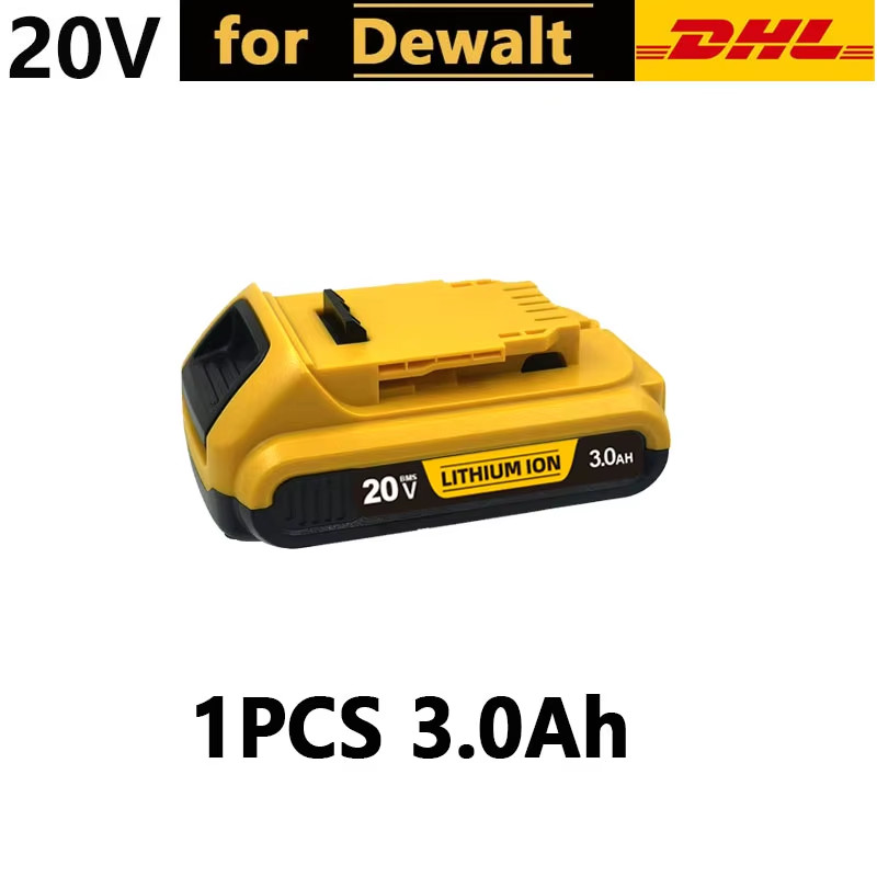 20V Battery, 12AH Rechargeable Lithium Power Tool Replacement Battery