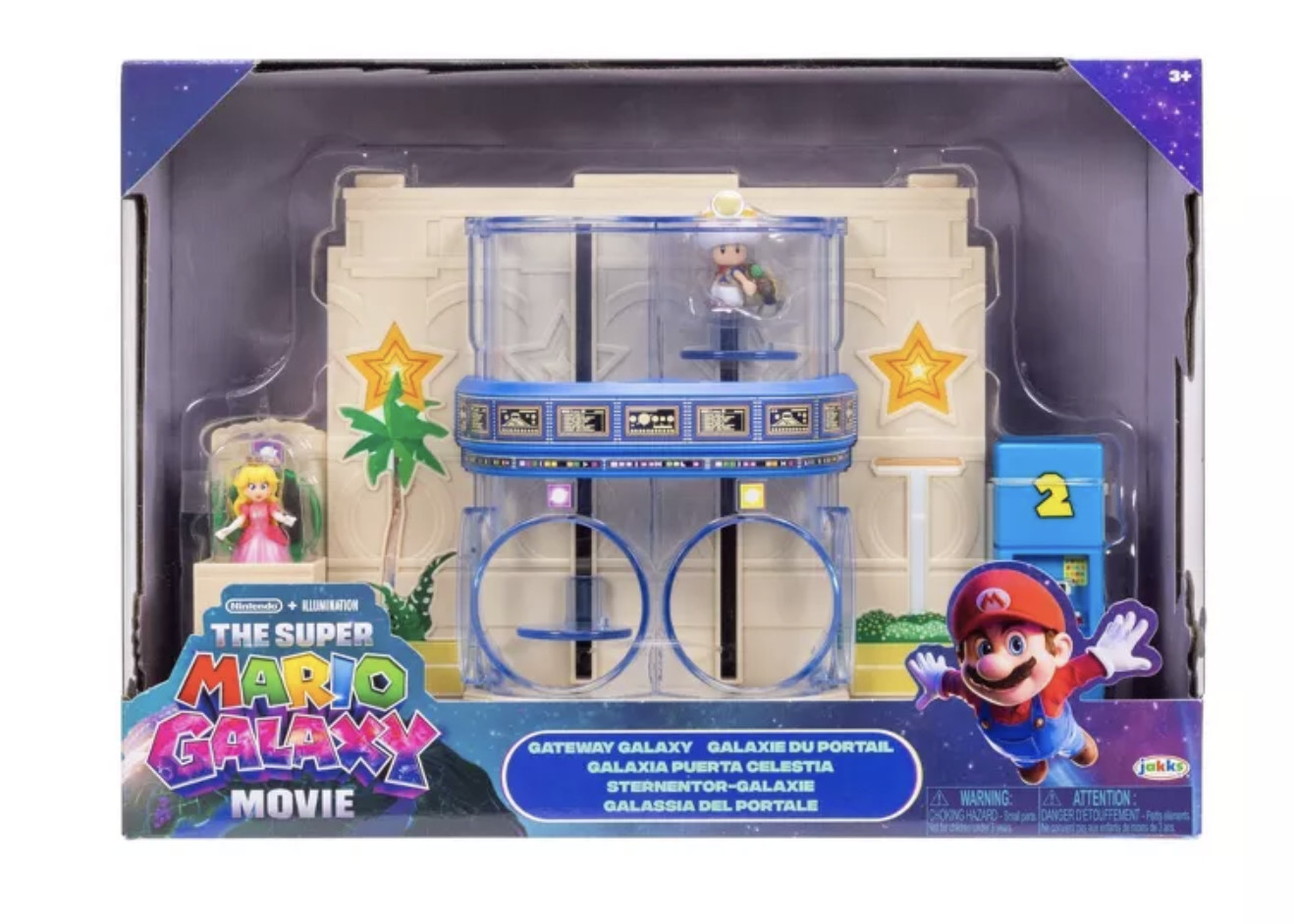Super Mario Galaxy Movie Gateway Diorama Set Figures Toy New With Tag