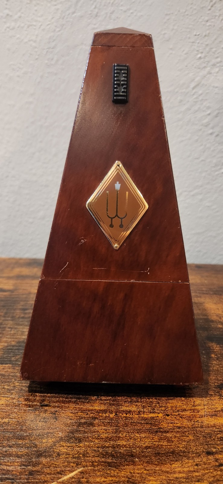 Vintage Wittner Maelzel Wooden Metronome Germany - Working - Very Good Condition