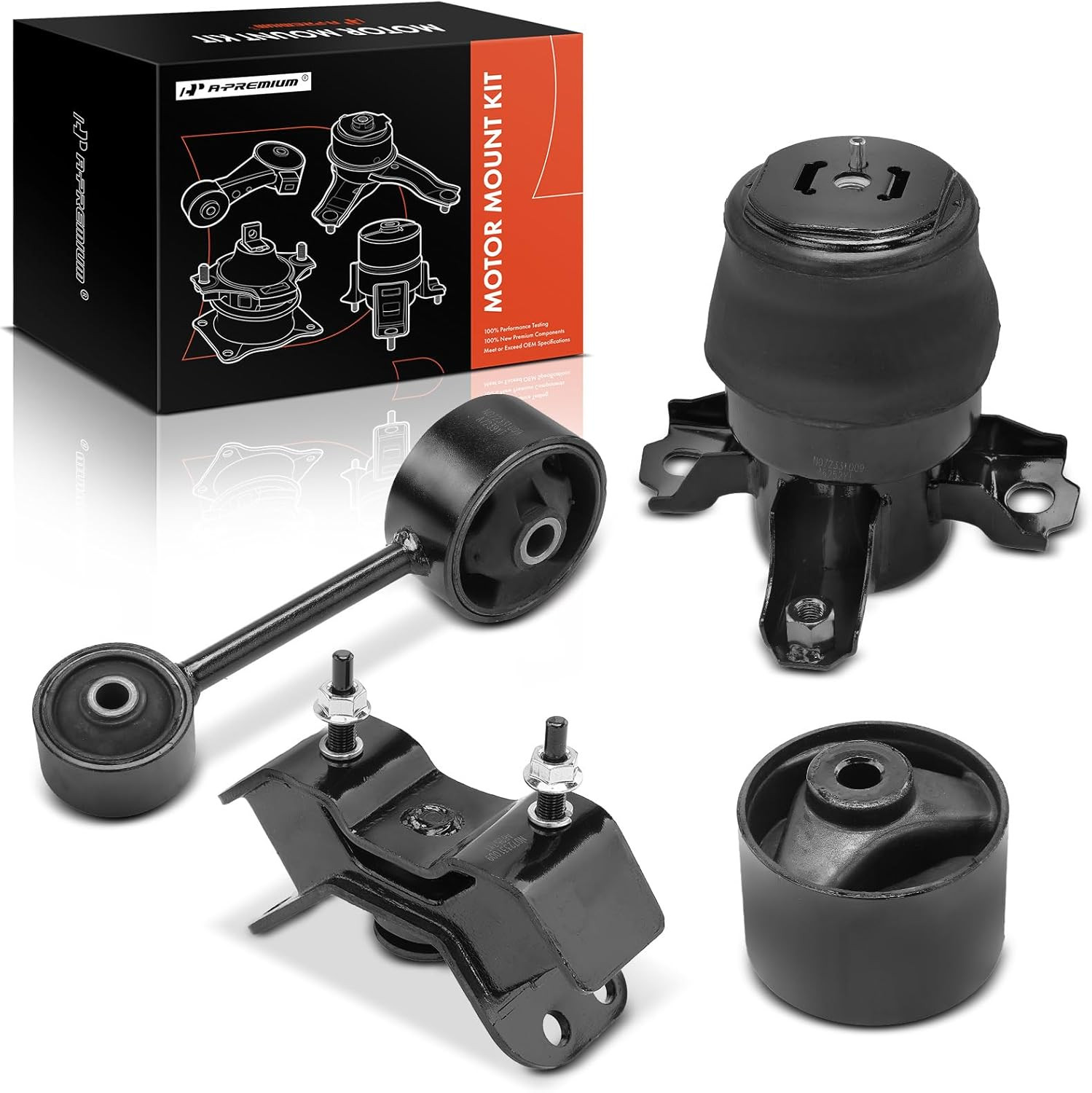 4PCS Engine Motor Mount and Transmission Mount and Torque Strut Mount and Engine