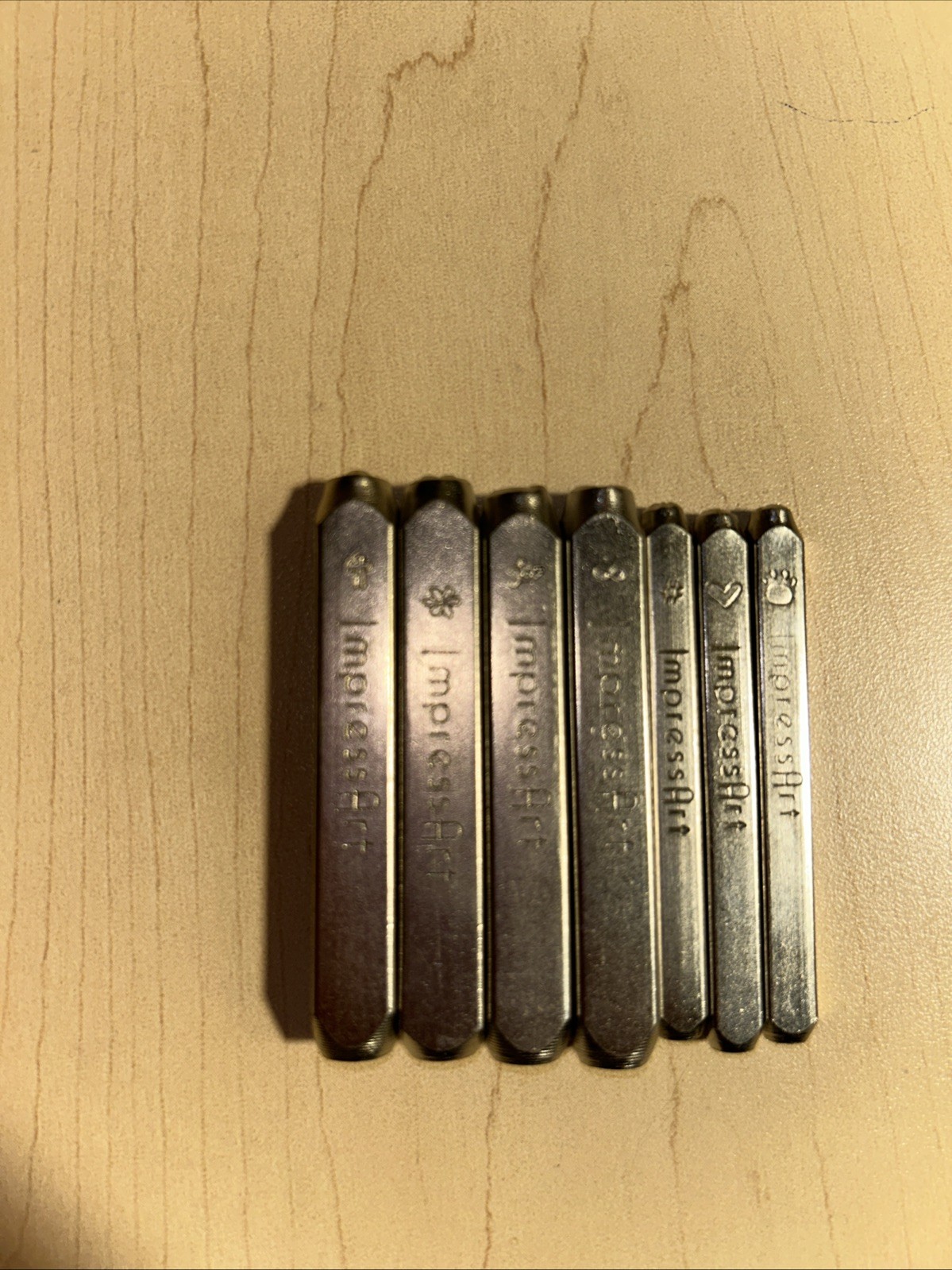 Impressart Stamps Images. Cross, Flower, The Word Love, Infinity, Paw, #, Heart