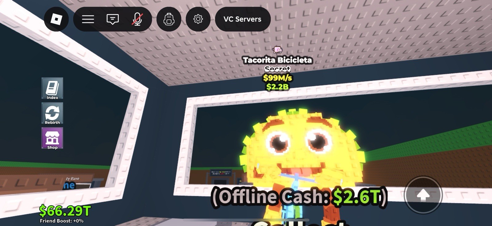 Tacorita Bicicleta Secret Game Collectible 99m per second my server and trusted