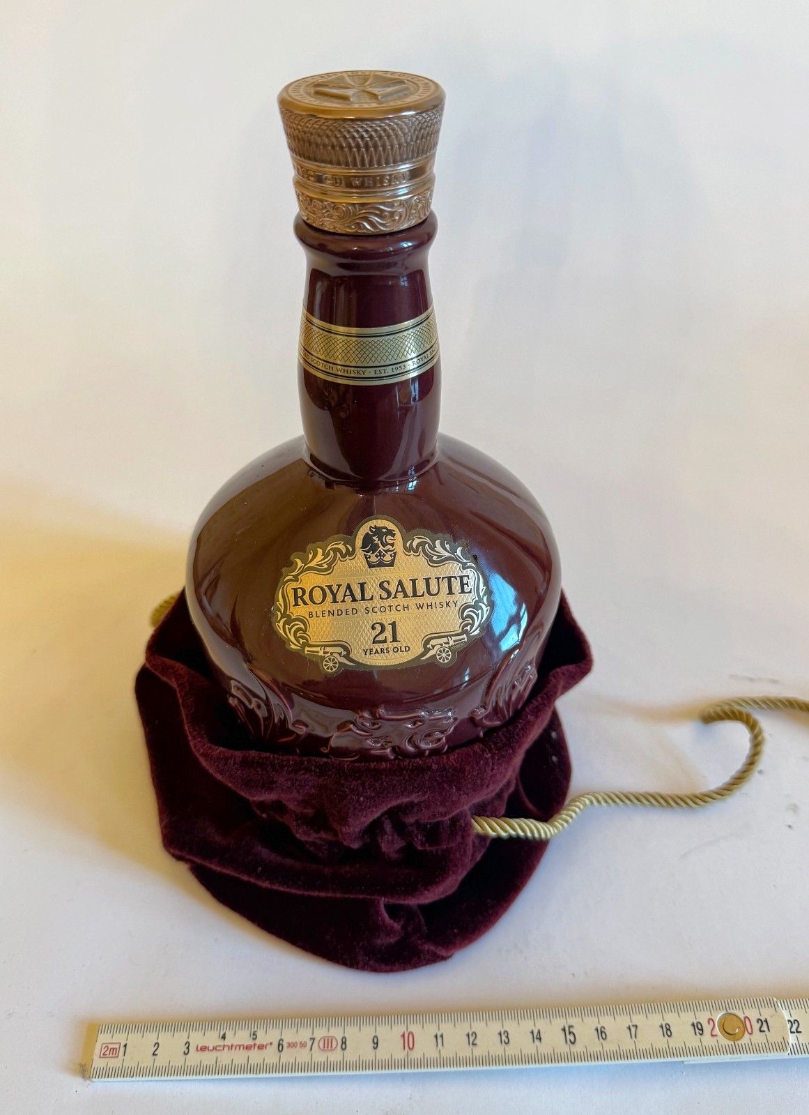 Royal Salute 21 empty bottle