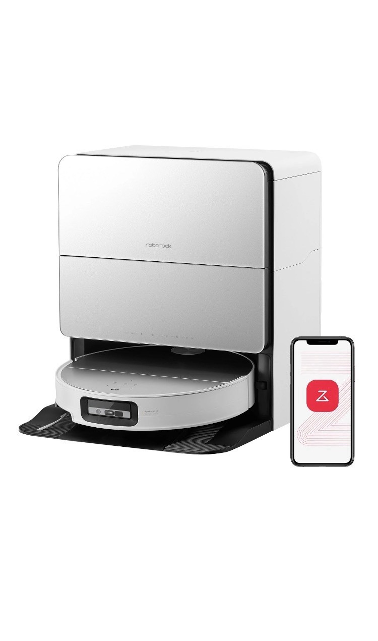 Roborock Saros 10 Robotic Vacuum Cleaner RockDock Ultra 22000Pa White