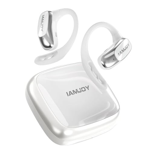 IAMJOY Language Translation Earbuds, 163 Language Translator Earbuds 3-in White