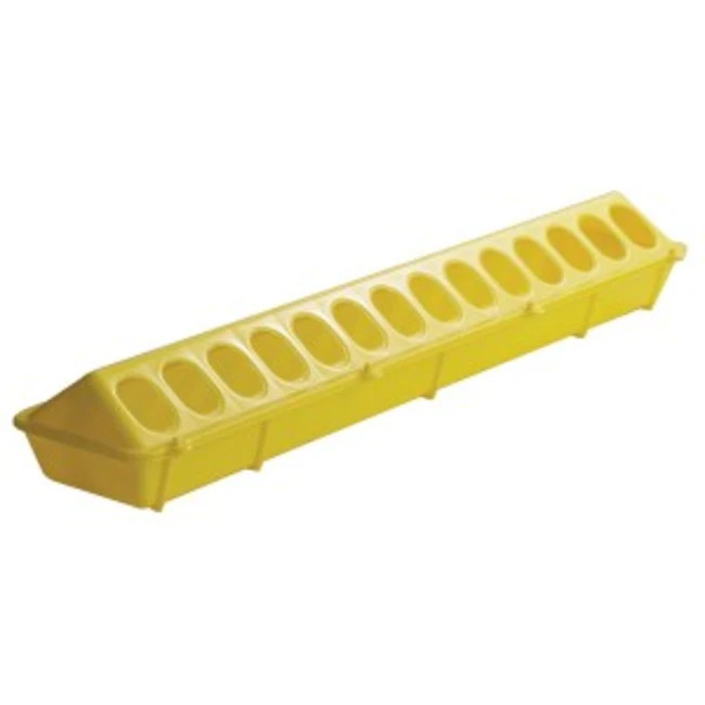 Miller Manufacturing Little Giant Flip Top Chicken Feeder 20 In Yellow