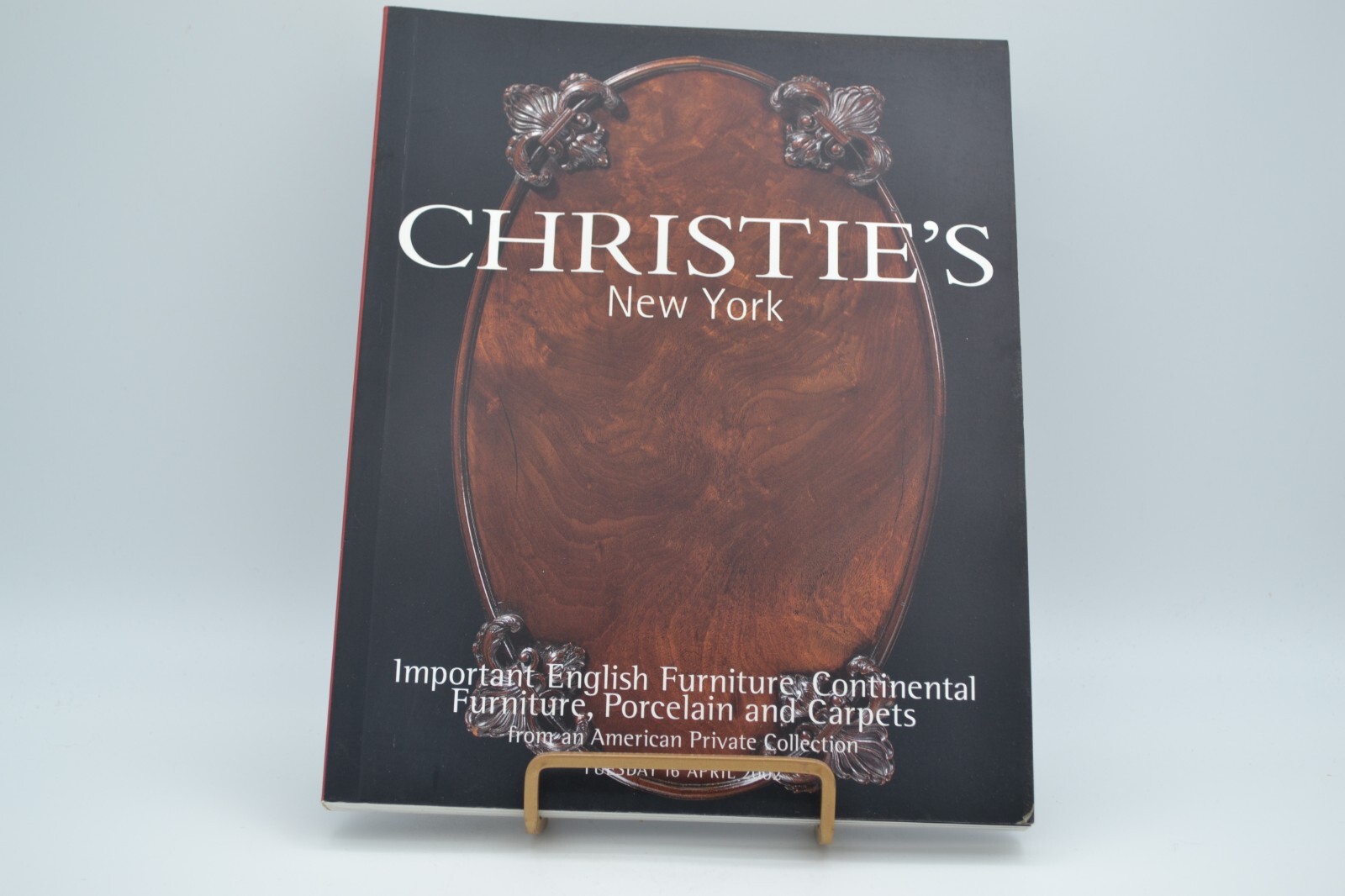CHRISTIE'S NEW YORK EXEMPLARY-1146 IMPORTANT ENGLISH FURNITURE April 2002