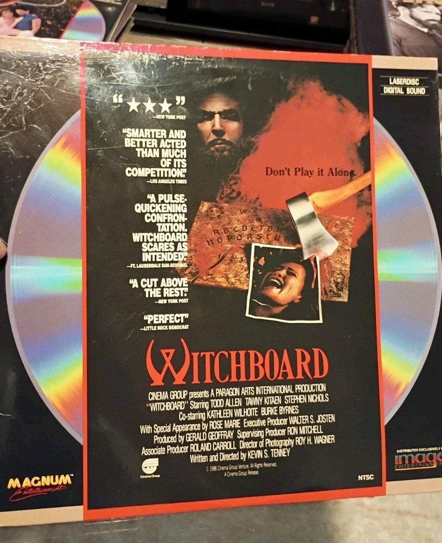 Witchboard, Rare Horror Laser Disc