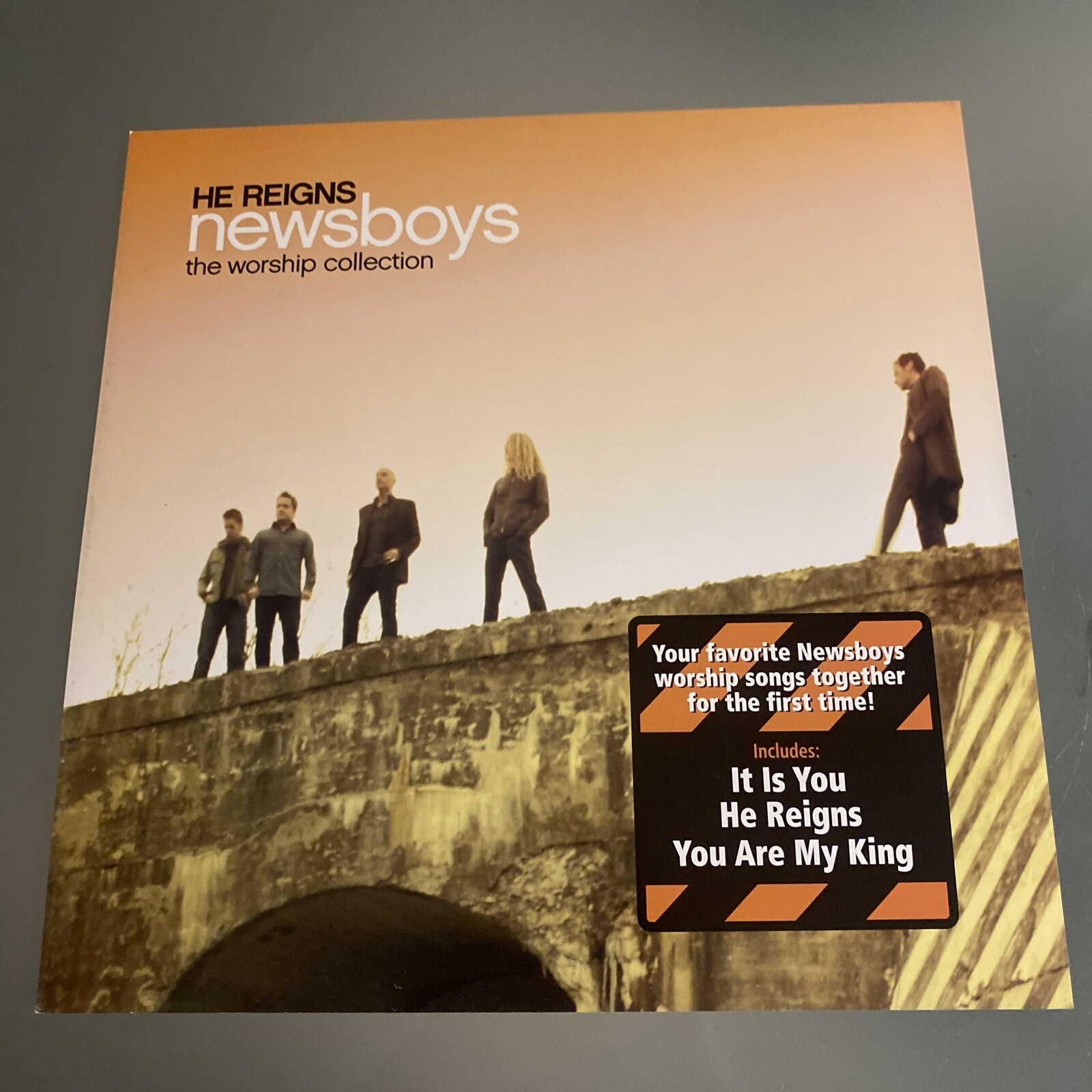 Newsboys He Reign Worship  12x12 Album Flat Poster Christian Pop Rock
