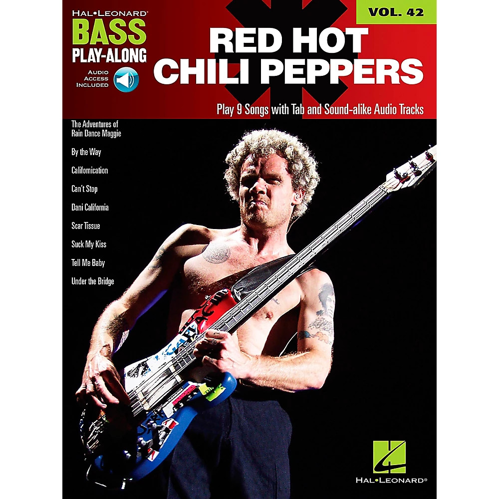 Hal Leonard Red Hot Chili Peppers Bass Play-Along Volume 42 Book/CD
