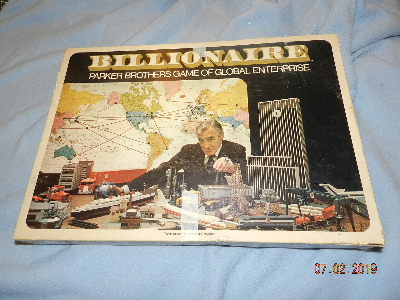 VINTAGE 1973 BILLIONAIRE PARKER BROTHERS BOARD GAME COMPLETE