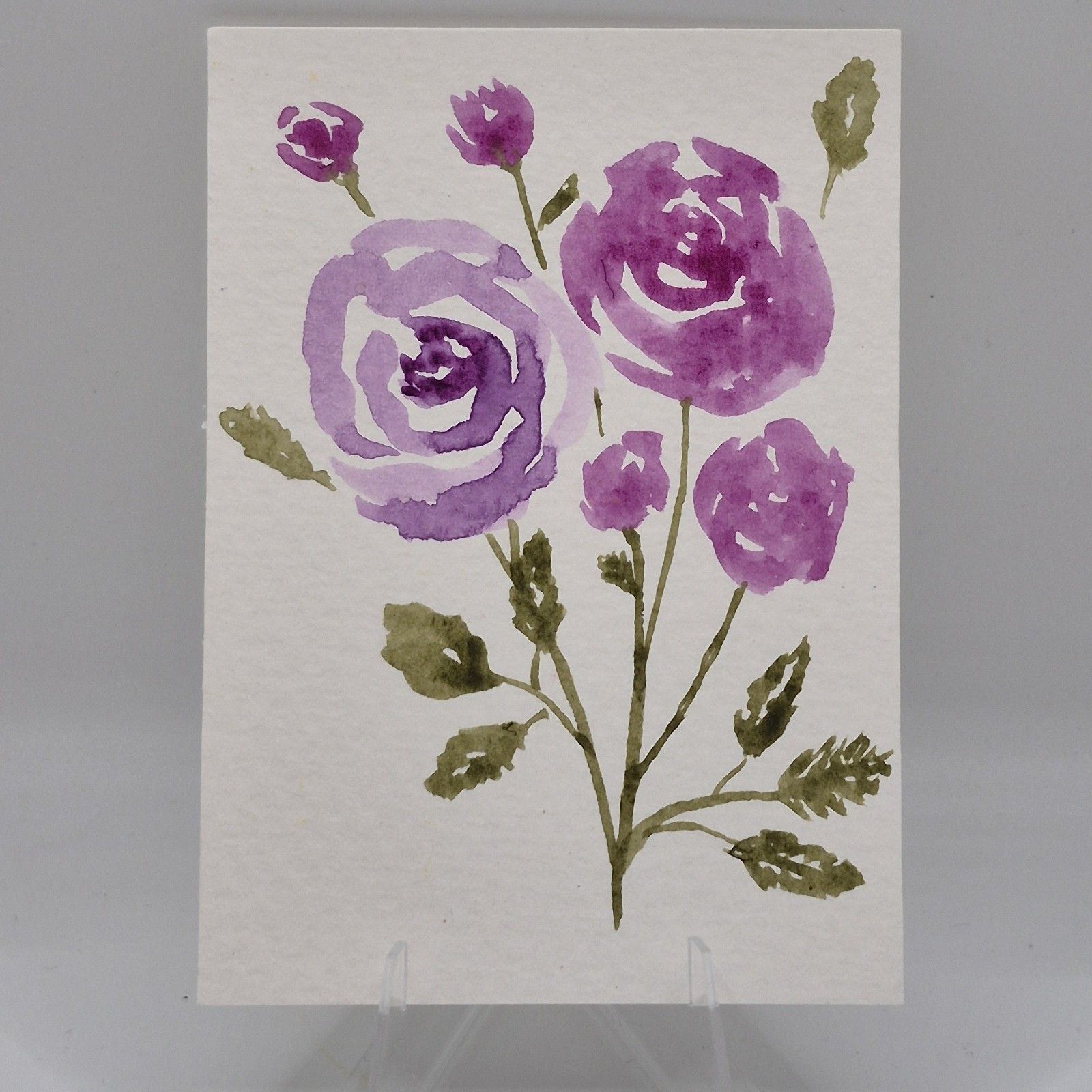 ACEO Original, Watercolor Mini Painting, 3.5in by 2.5in Art