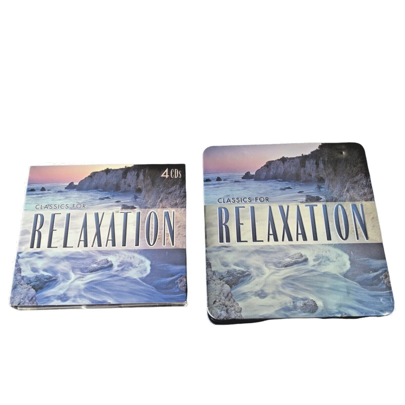 Classics For RELAXATION Classical Music 4 CD Boxed Set Tin Educational School