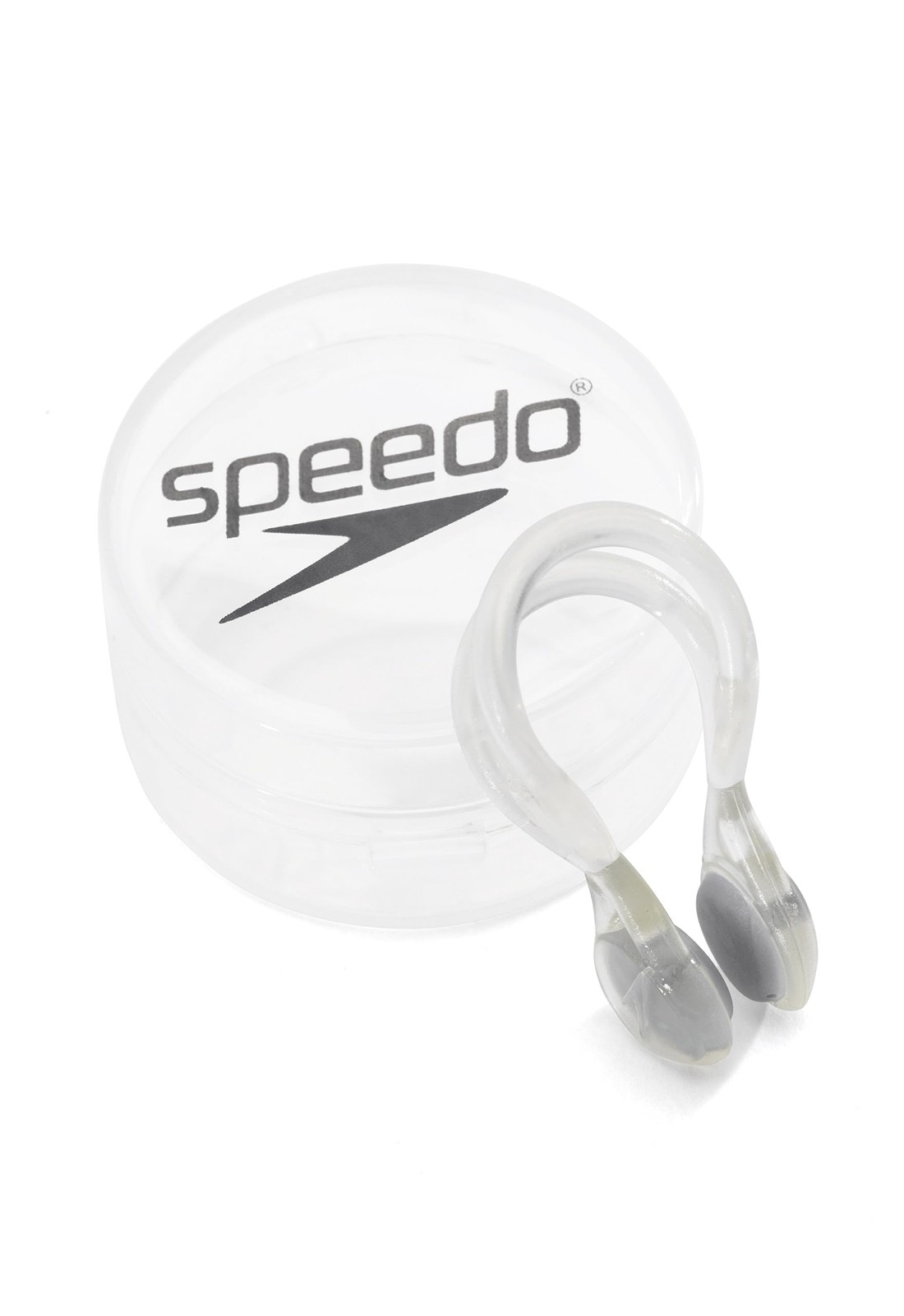Speedo Unisex Nose Clip for Swimming Waterproof Reusable One Size, Clear 