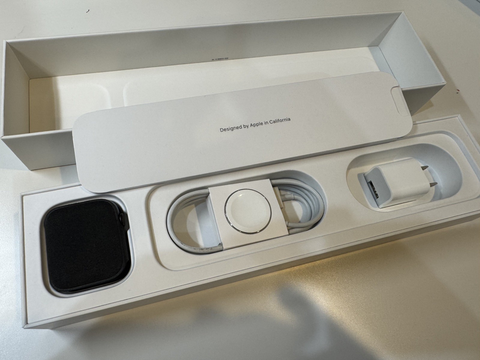 Apple Watch Series 5 44mm Space Black Stainless steel with Black Sport Band