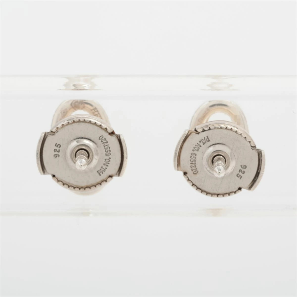 Used Hermes Chaine d Ancre 2023 Earrings (for both ears) 925 1.8g Silver