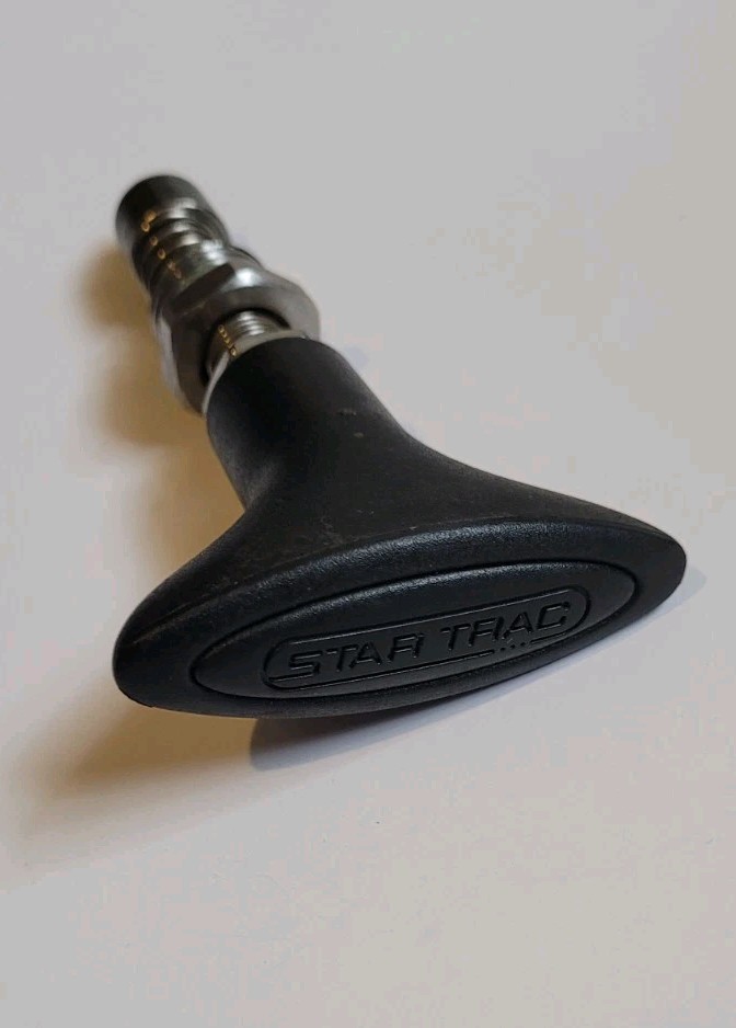 Star Trac Bike Cycle Adjustment Knob Pop Pin Black Handle Screw In Seat...