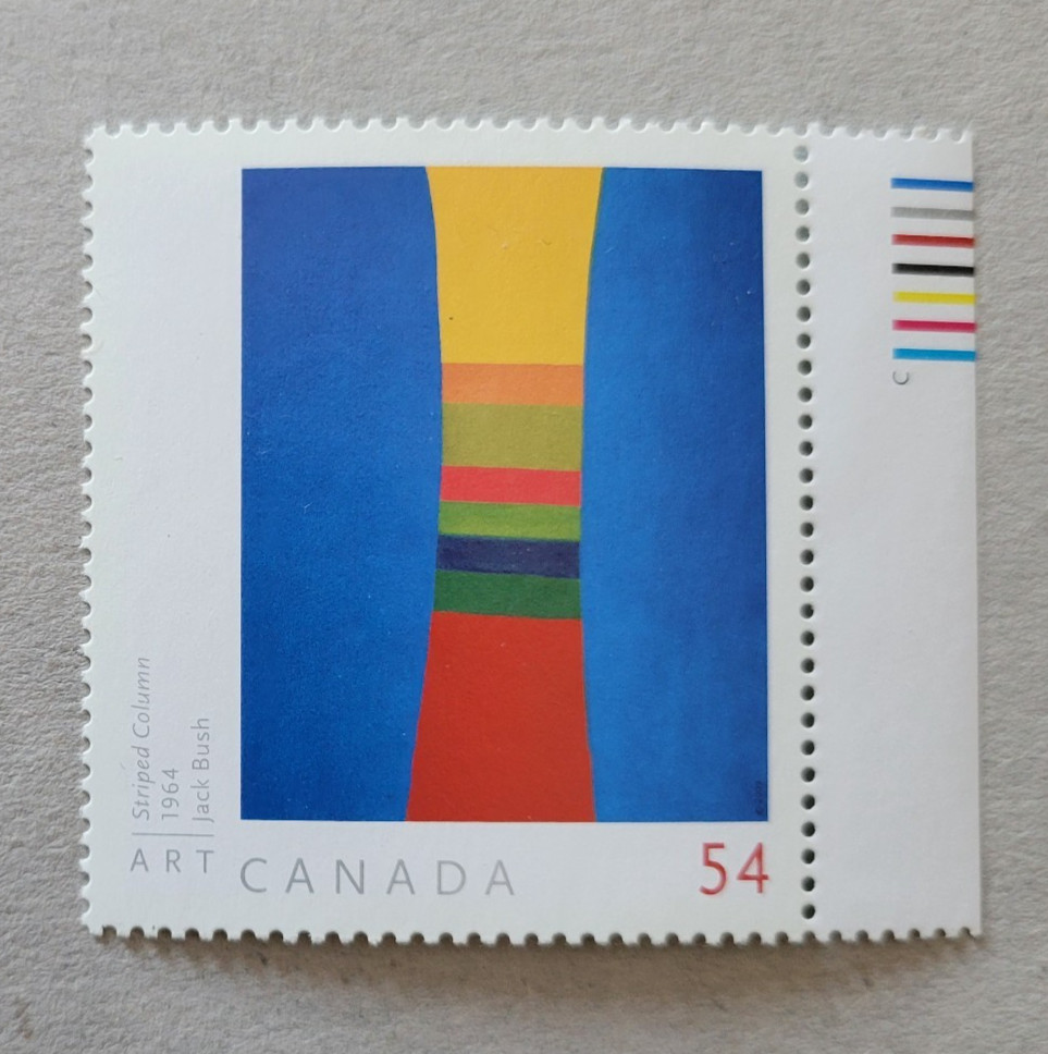 canada stamp #2321 - Striped Column (2009) 54¢ MNH OG