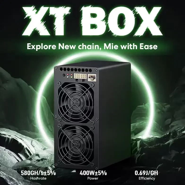 Goldshell XT Box | 580 GH/s | TARI (SHA3) Miner | INCLUDES POWER SUPPLY | NEW & ORIGINAL BOX