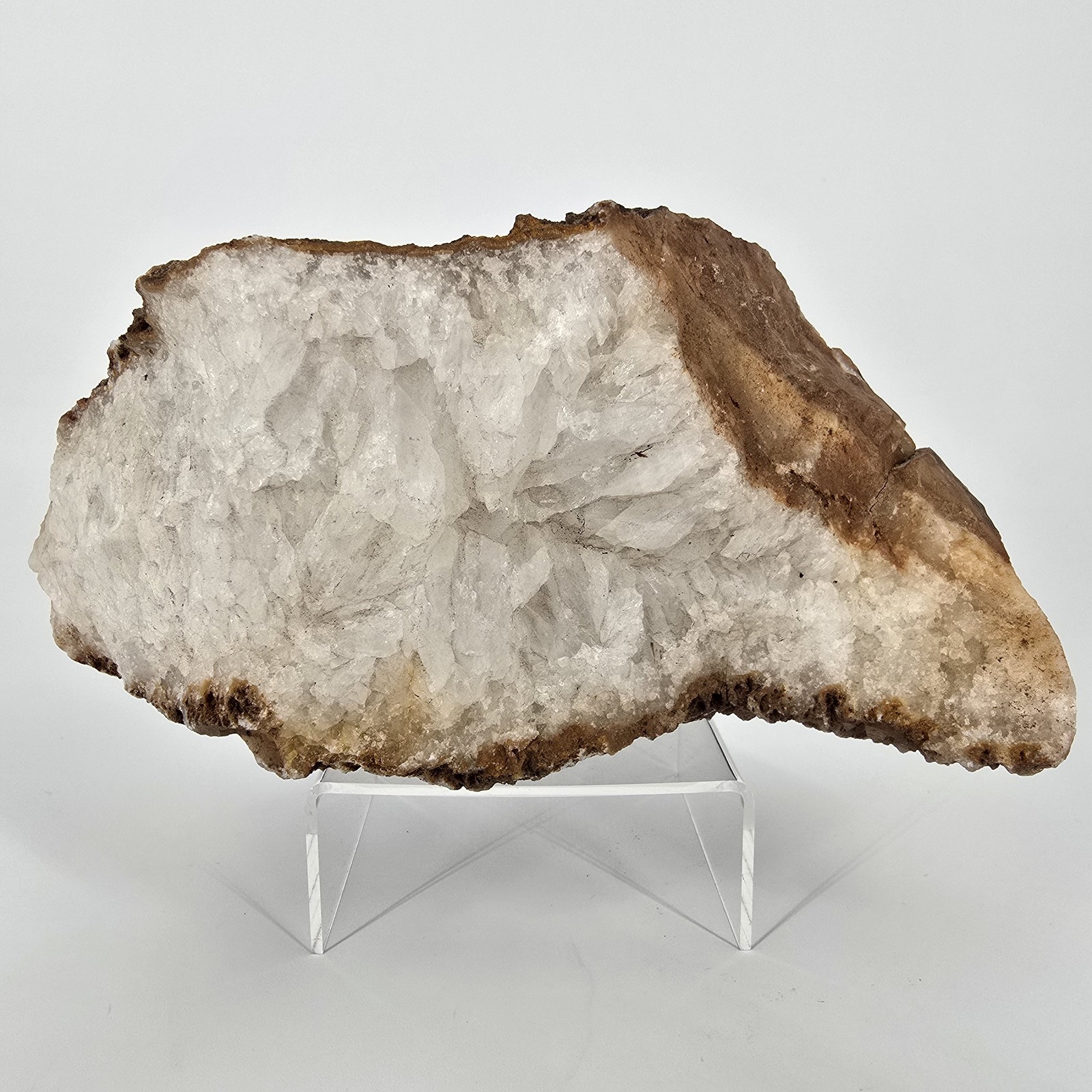 Barite Bladed Crystal Cluster Large White Brown Matrix Heavy Mineral Rock Decor