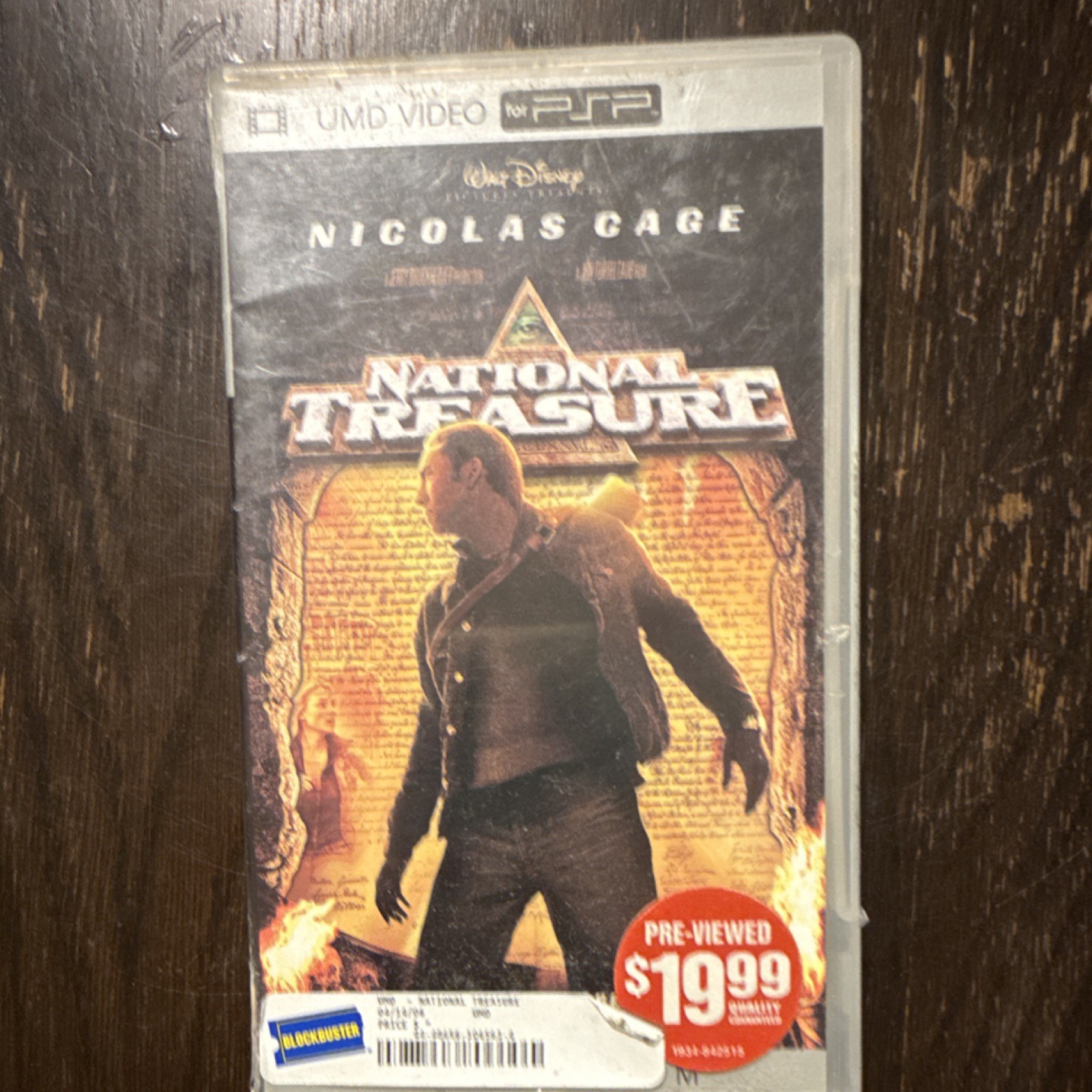 National Treasure UMD Video for PSP Action Adventure PG Nicolas Cage