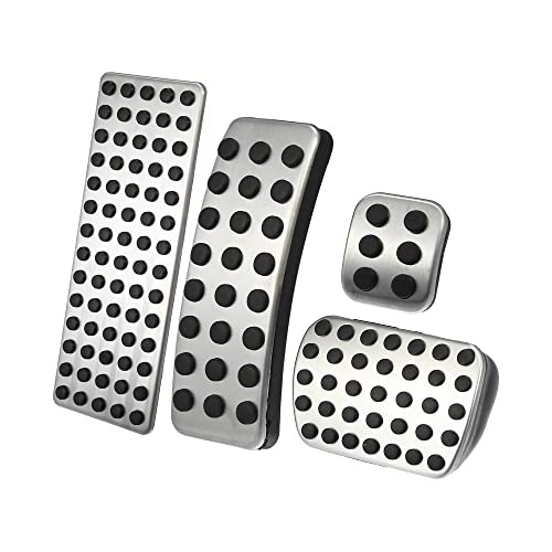  4Pcs Accelerator Pedal and Brake Pedal Cover Set for MercedesBenz a B CLA GLA 