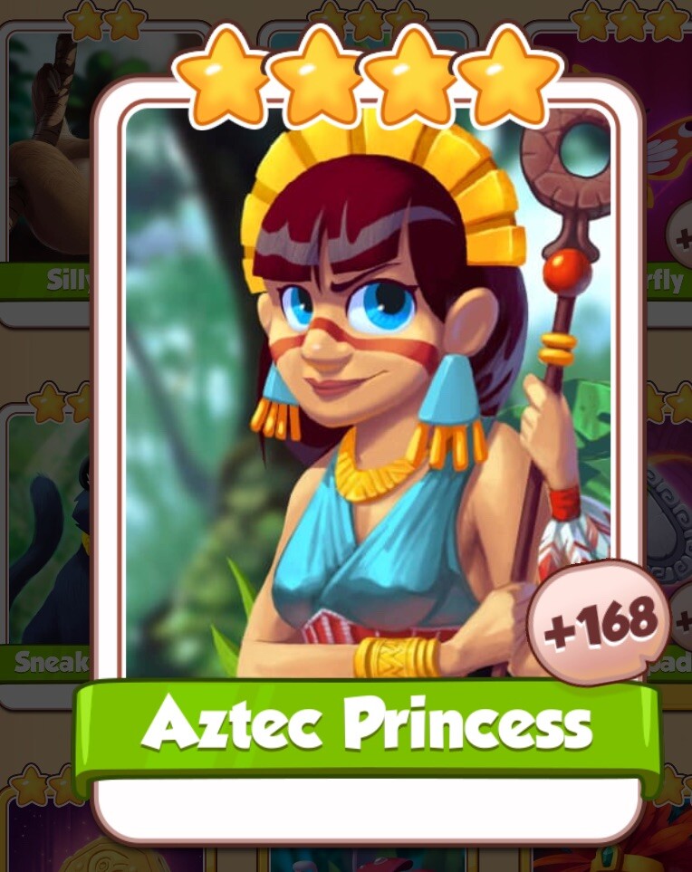 coin master Aztec Princess card
