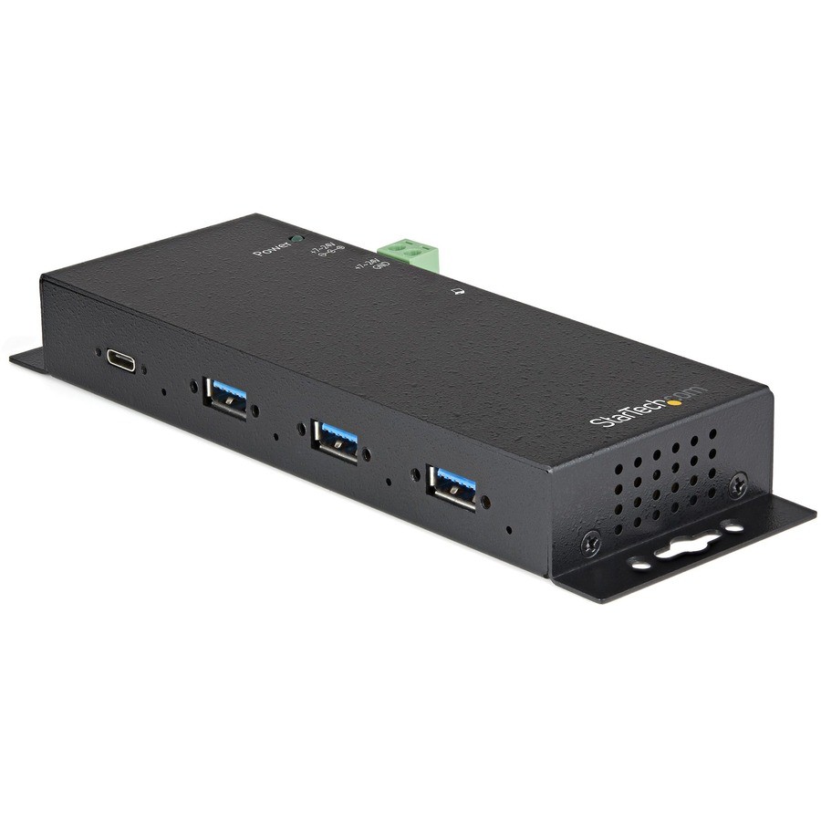 StarTech 4 Port 10Gbps Metal Industrial USB C Hub HB31C3A1CME