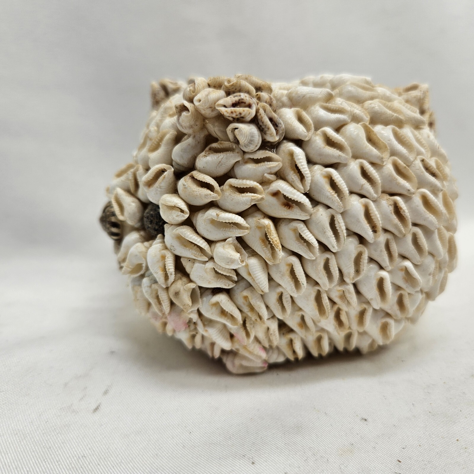 Vintage Sea Shell Pig Piggy Bank Coin Bank