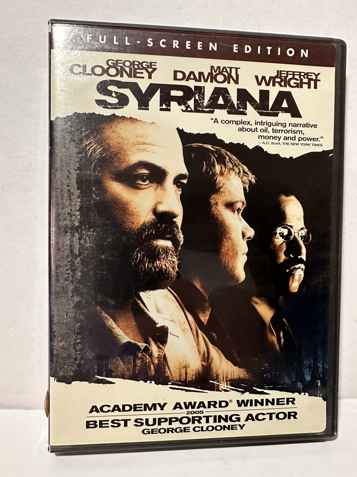 Syriana DVD Full-Screen Edition George Clooney (Great Condition)