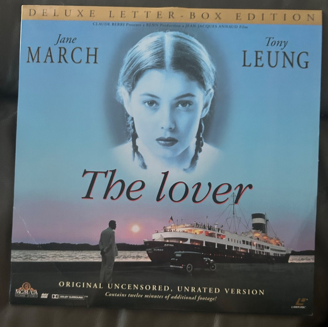 The Lover Laserdisc, Jane March Tony Leung Uncensored, Unrated