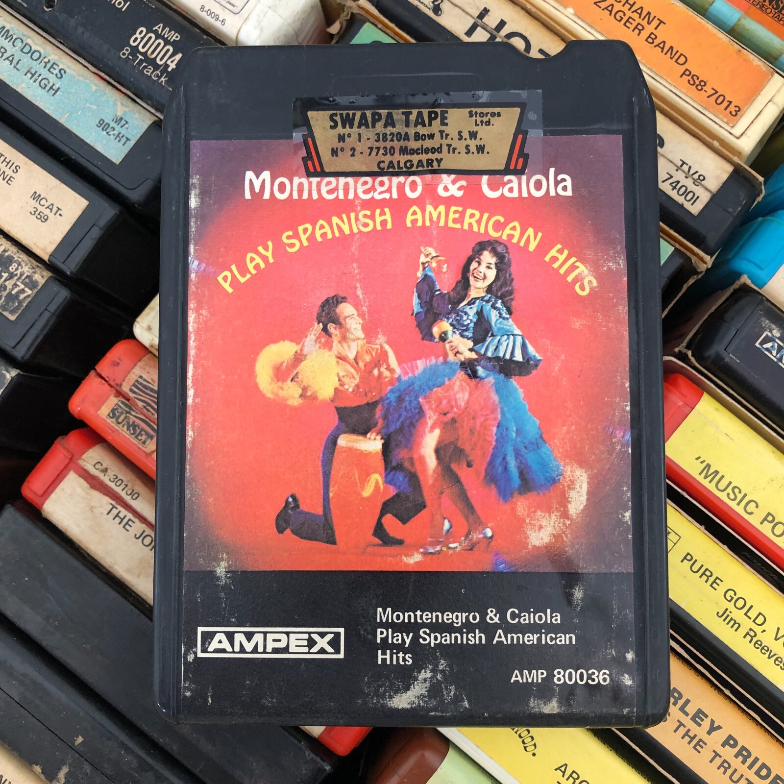 Montenegro & Caiola : play Spanish American Hits, 8 Track Tape 