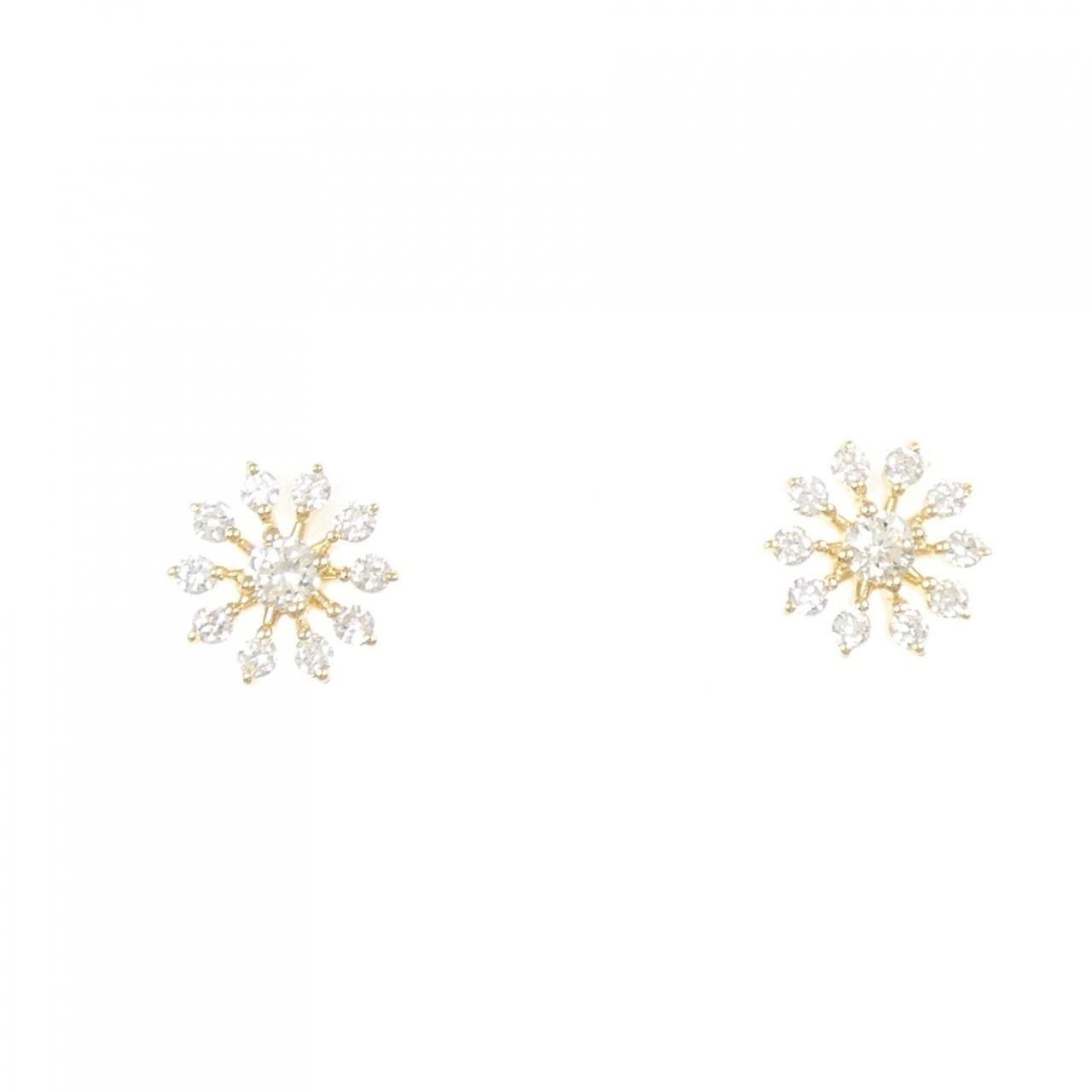 Authentic [Remake] K18YG Diamond Pierce 0.30CT #270-004-141-5662