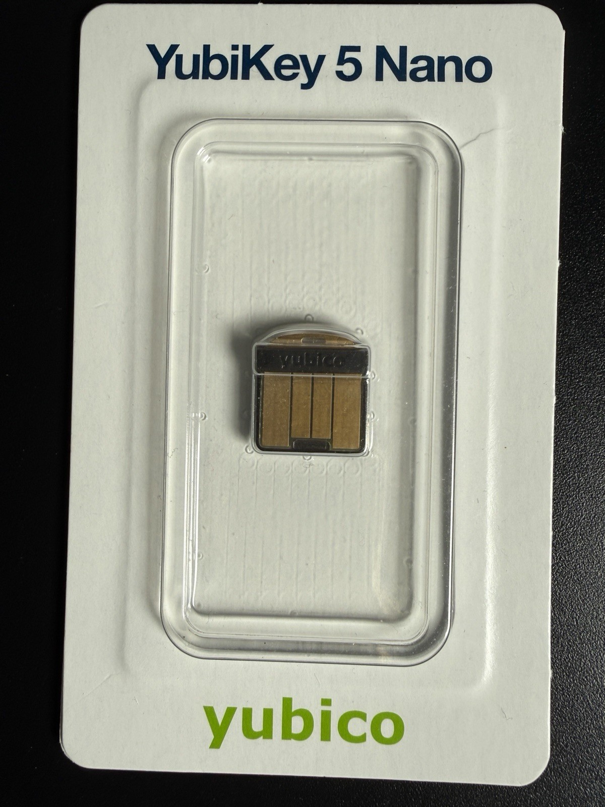 Yubico YubiKey 5 Nano 2FA MFA Multi-Factor Authentication USB-A