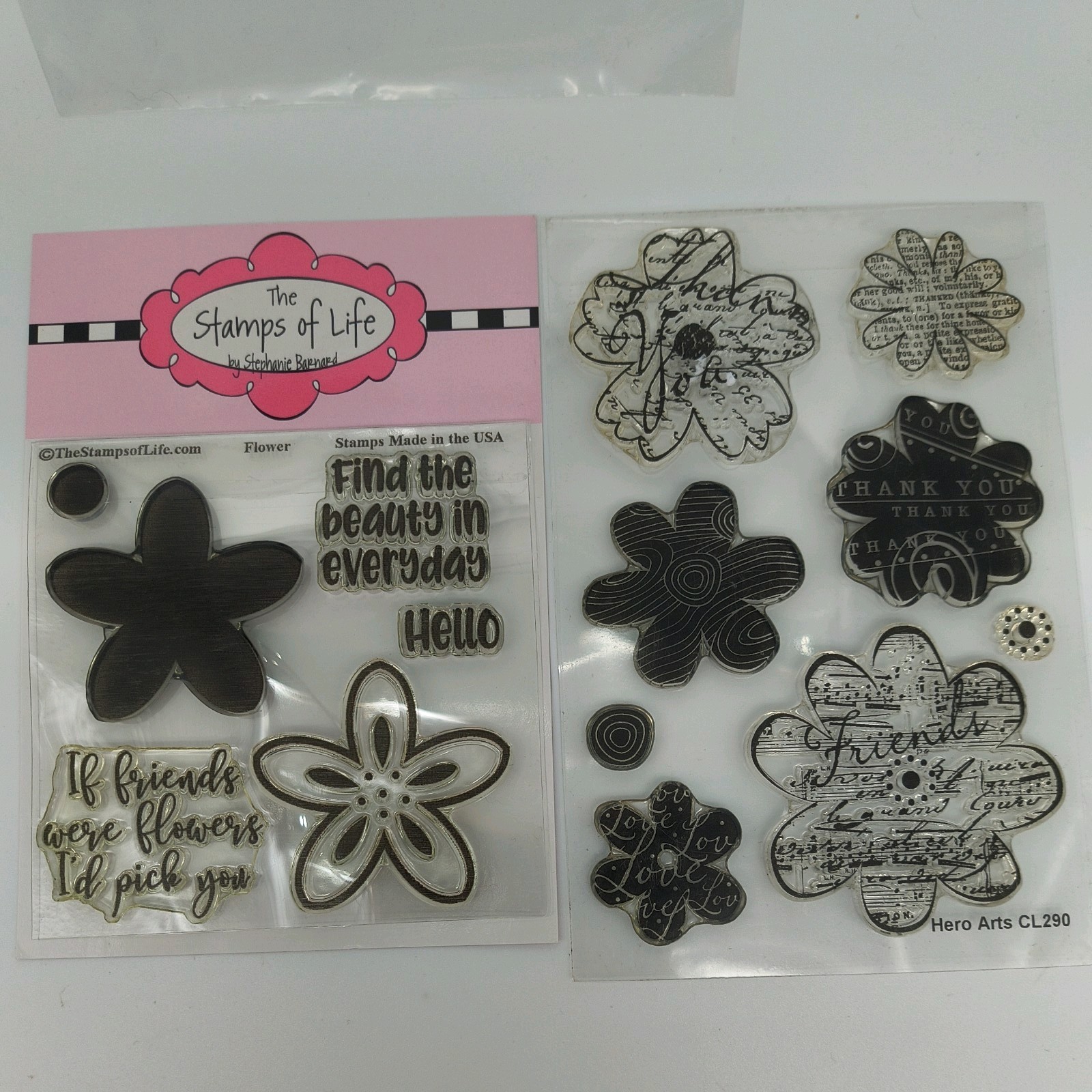 Stamps of Life Stephanie Barnard  Stamps - For Cards Or Journals Flowers