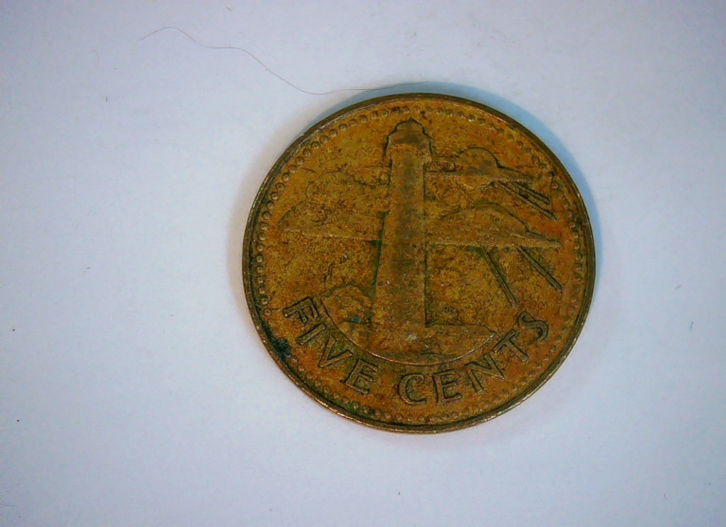 Barbados 1979 5 Cents Barbados 5 Cents (Lighthouse type) Coin