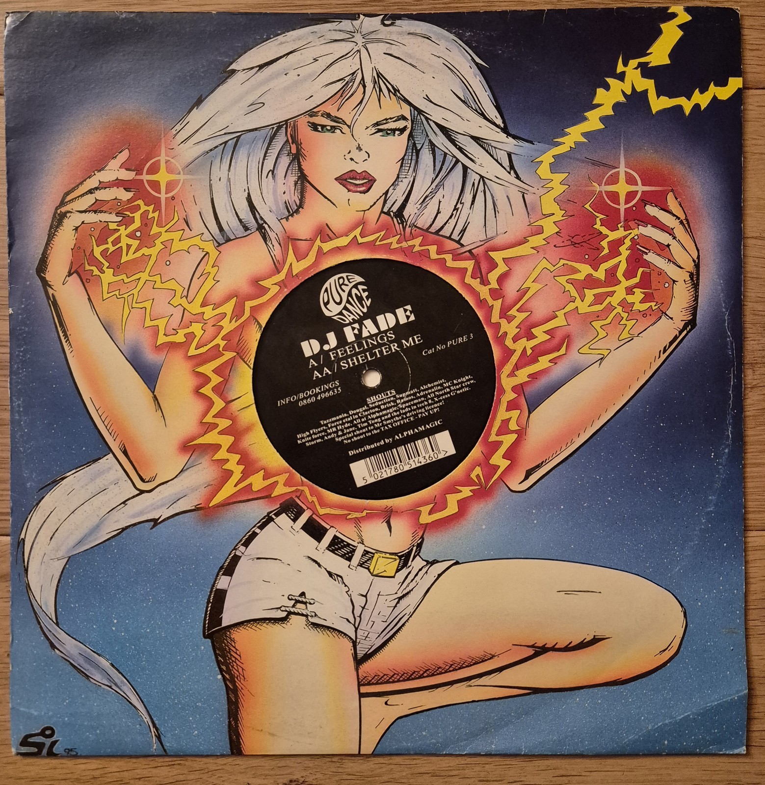 DJ Fade - Feelings / Shelter Me - 12" vinyl Oldskool Happy Hardcore Rave 96'🔥