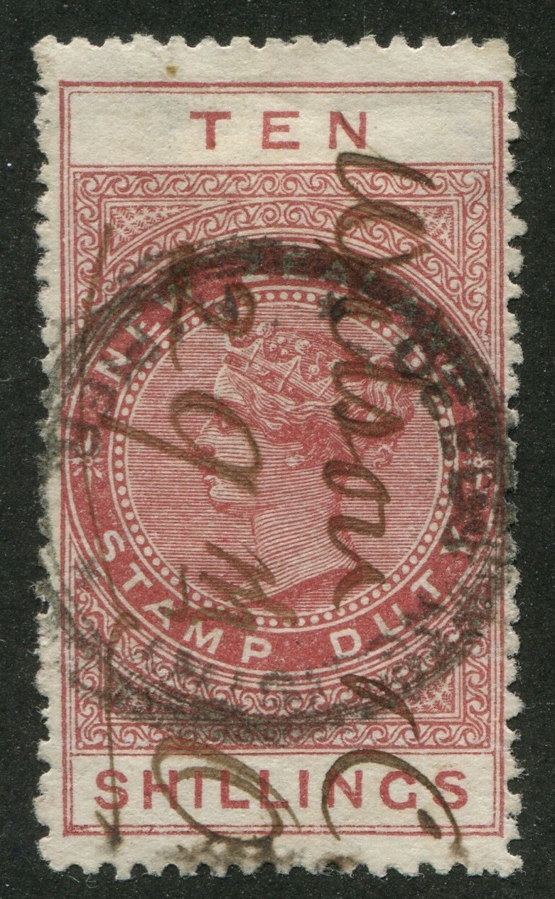 New Zealand AR12 Used Postal-Fiscal Stamp