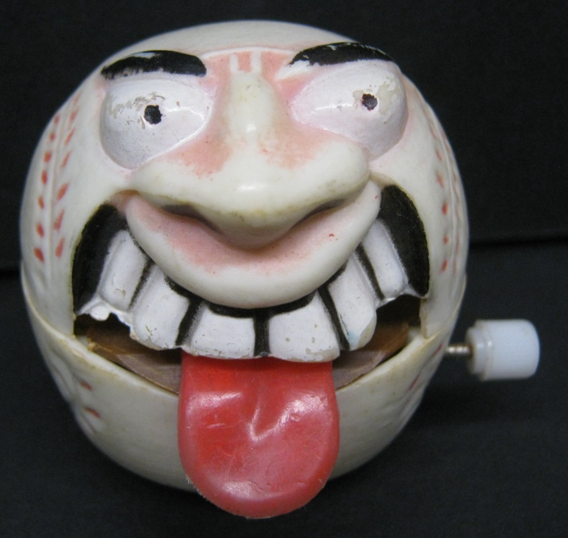 1986 MADBALLS Wind-Up Toy Screamin Meemie Meenie Baseball Vintage