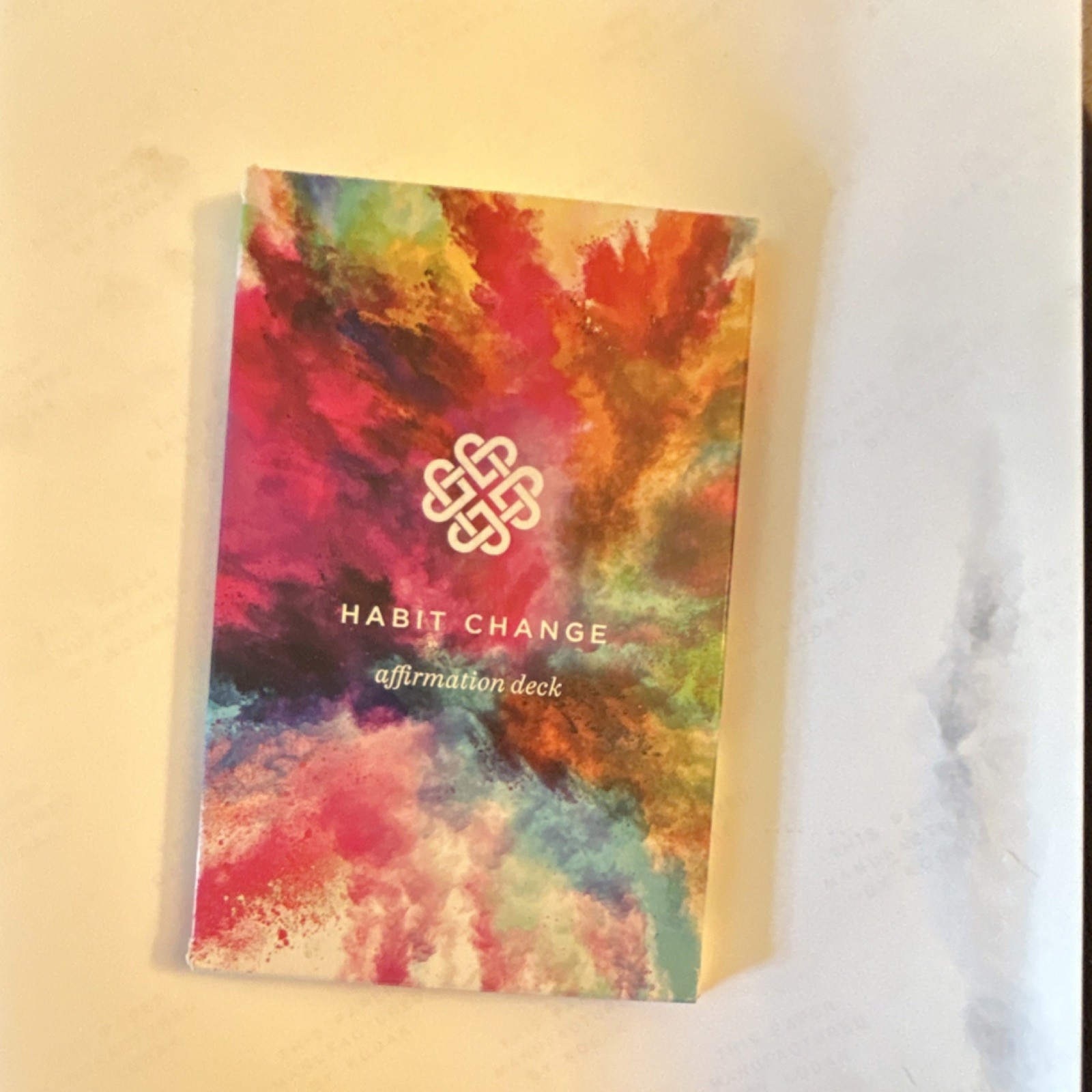 Health Coach Institute Habit Change Affirmation Deck 21 Cards