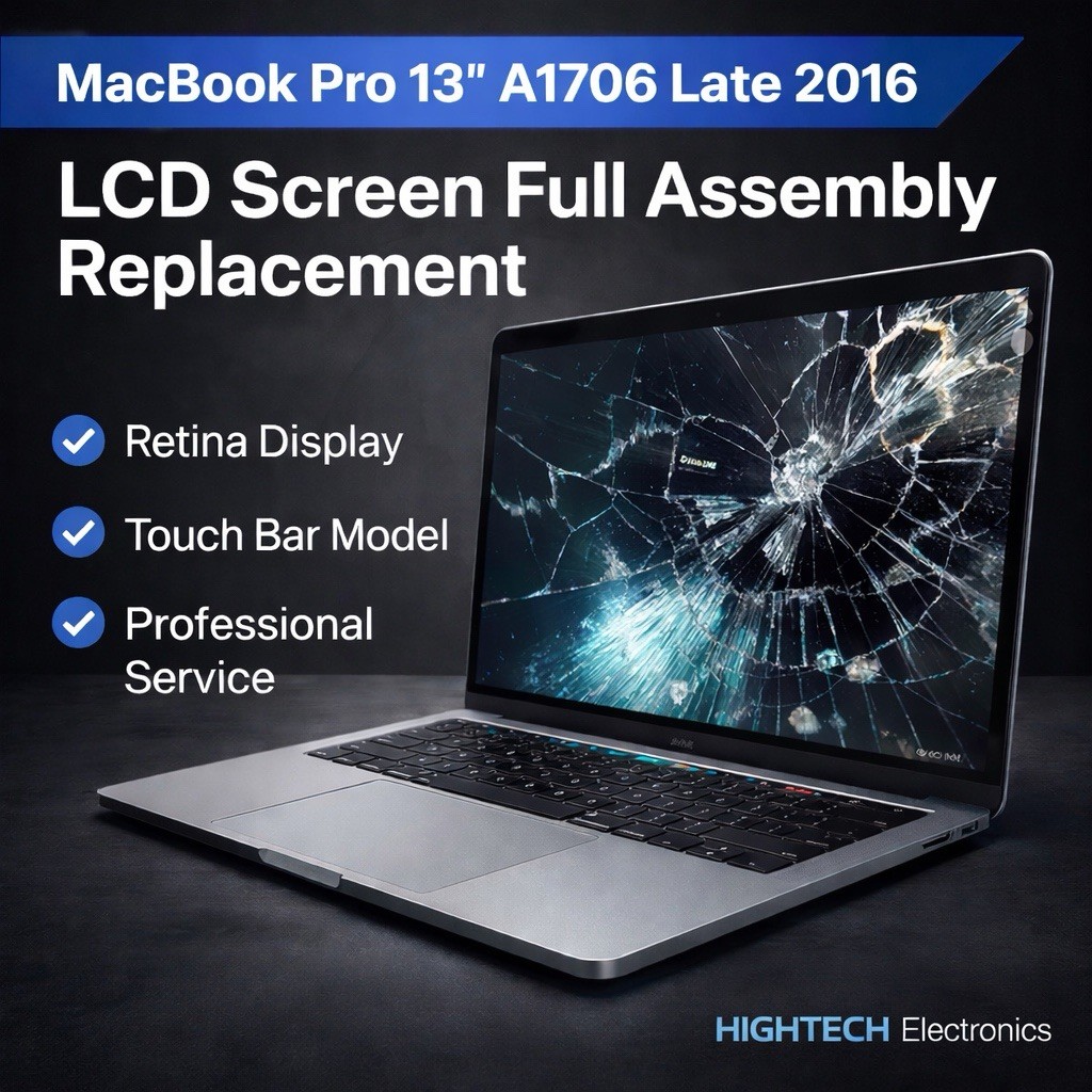 MacBook Pro 13” A1706 Late 2016 LCD Screen Full Assembly Replacement Service