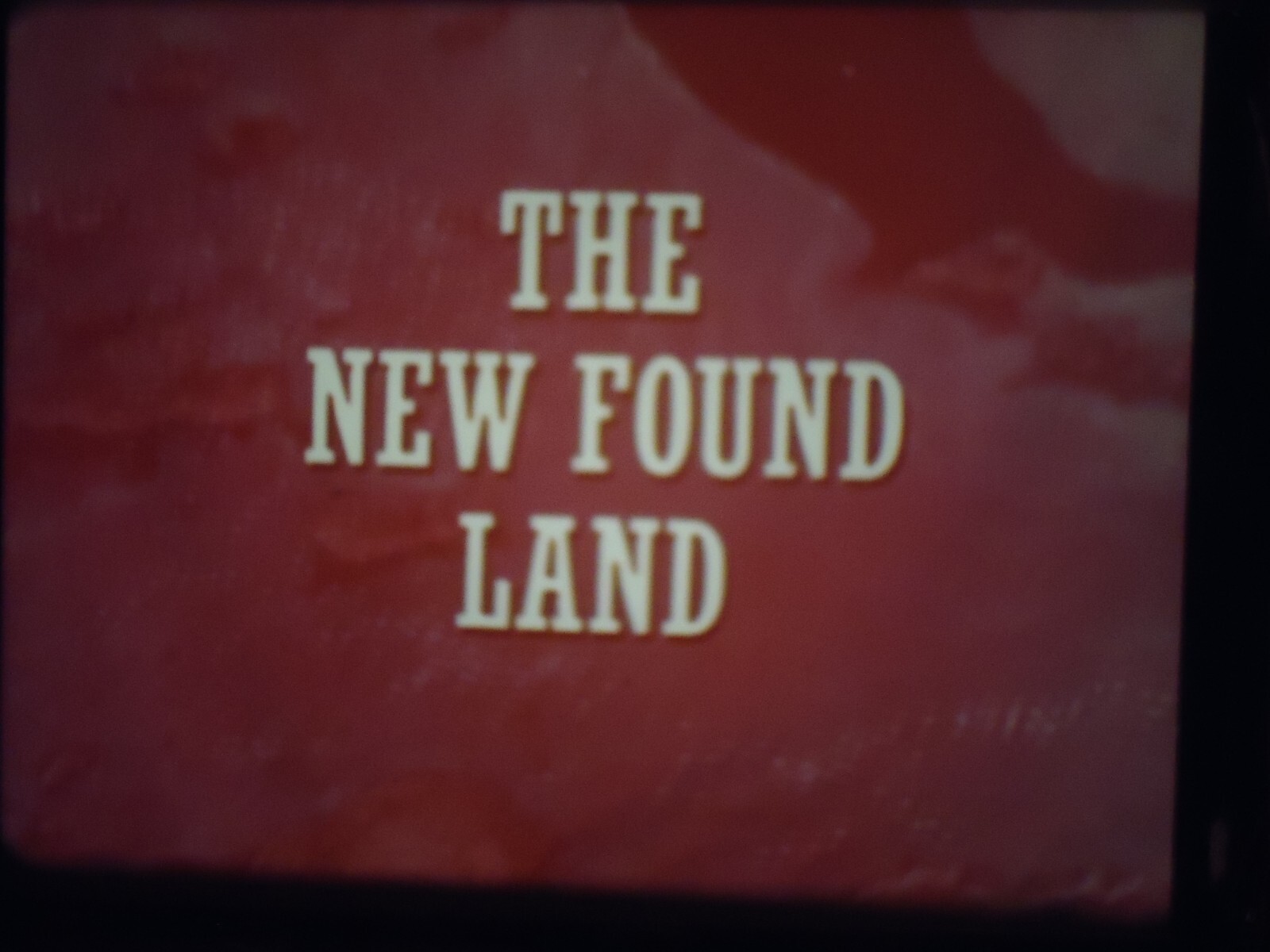 16mm America: The New Found Land  Alistar Cooke