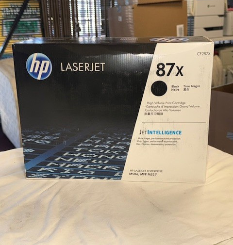 Genuine HP 87X CF287X High Yield Black Toner Cartridge OEM Sealed