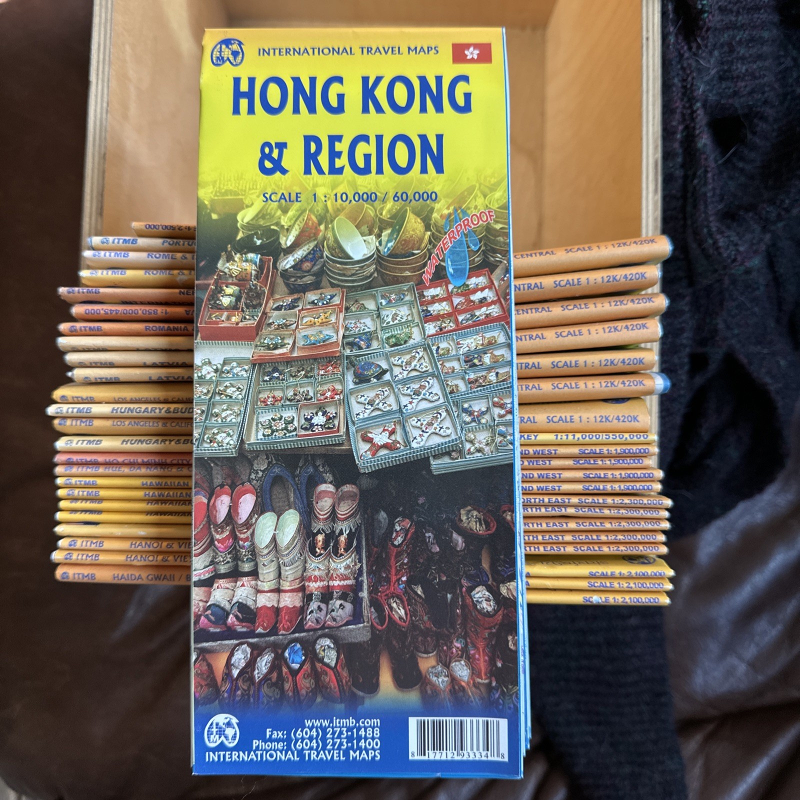 Map of Hong Kong & Region, China, by ITMB 