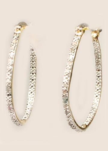 Handcrafted Diamond Hoops 18kt Gold Sterling Euroclicks Ancient Greek Tears Gods