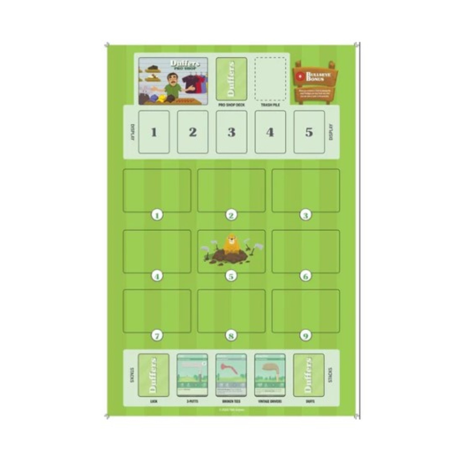 TGG Games Board Game Duffers Playmat New