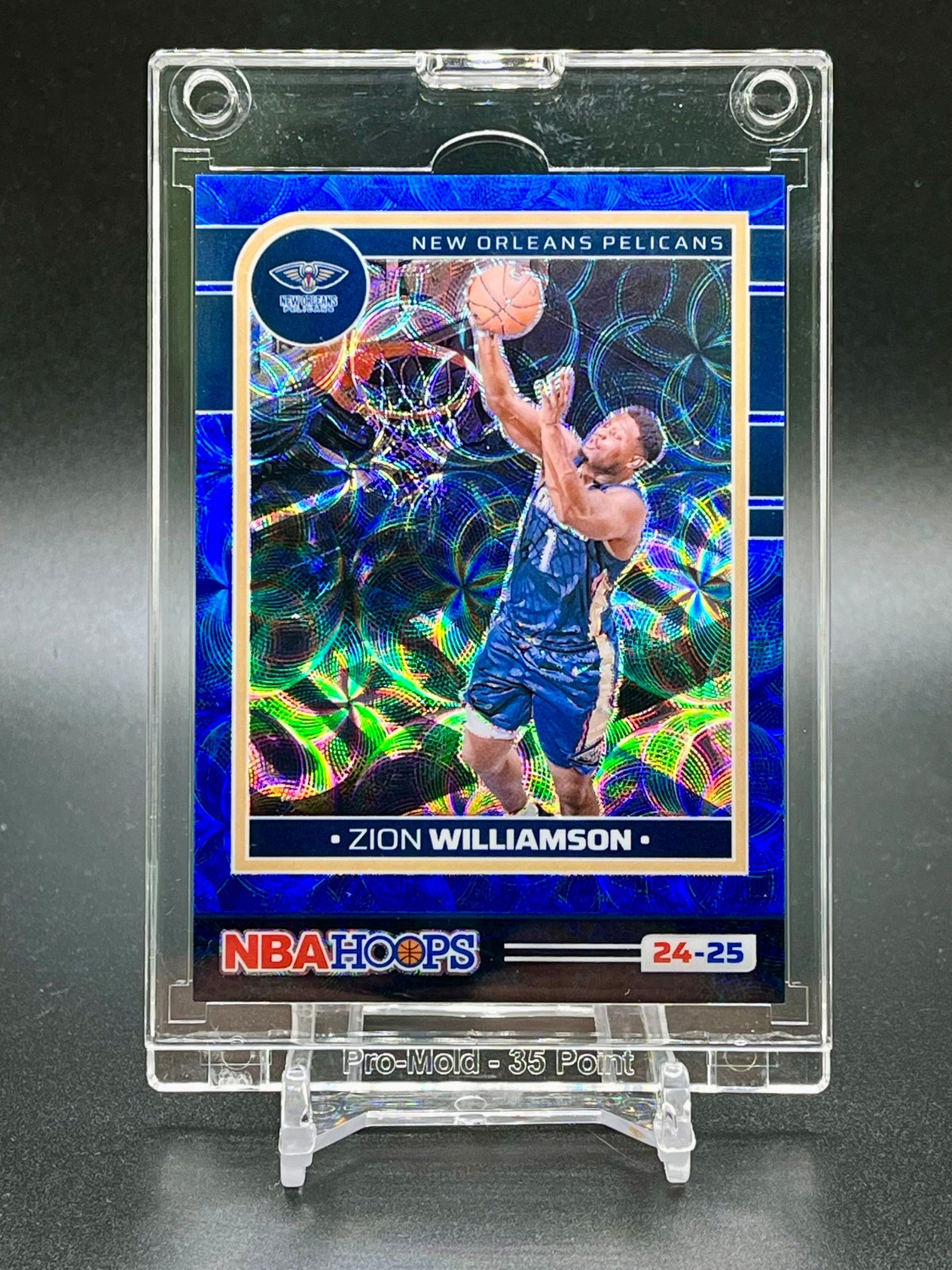2024-25 Panini NBA Hoops - Zion Williamson #34 "Premium Blue Scope Prizm" 78/99