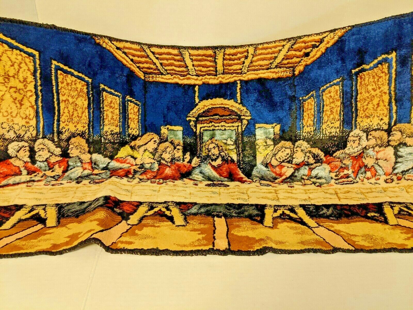 The Last Supper Tapestry Vintage Mid Century Modern