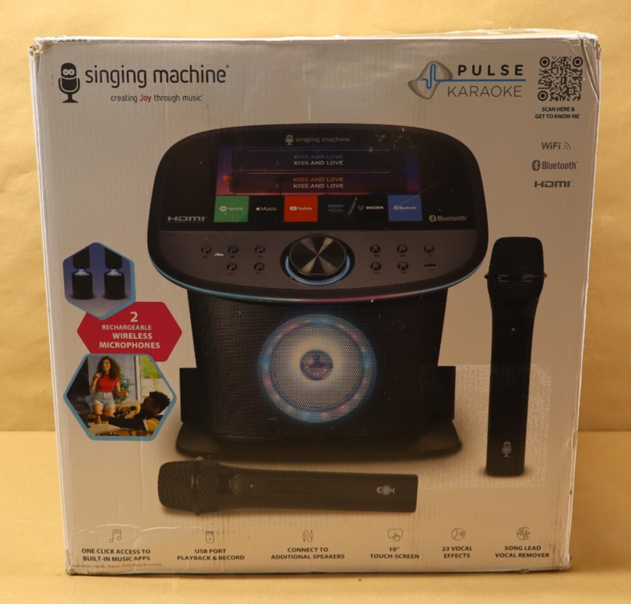 Singing Machine Pulse Karaoke-Premium Wi-Fi Karaoke System
